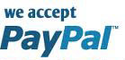 We accept Paypal
