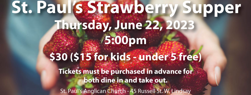2023 Strawberry Supper