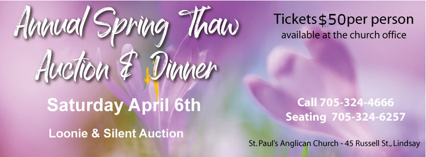 2024 Spring Thaw Dinner & Auction